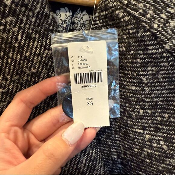 NWT Anthropologie "Femme" Bell Sleeve Wool Blend Peacoat - Women's XS - Picture 10 of 10